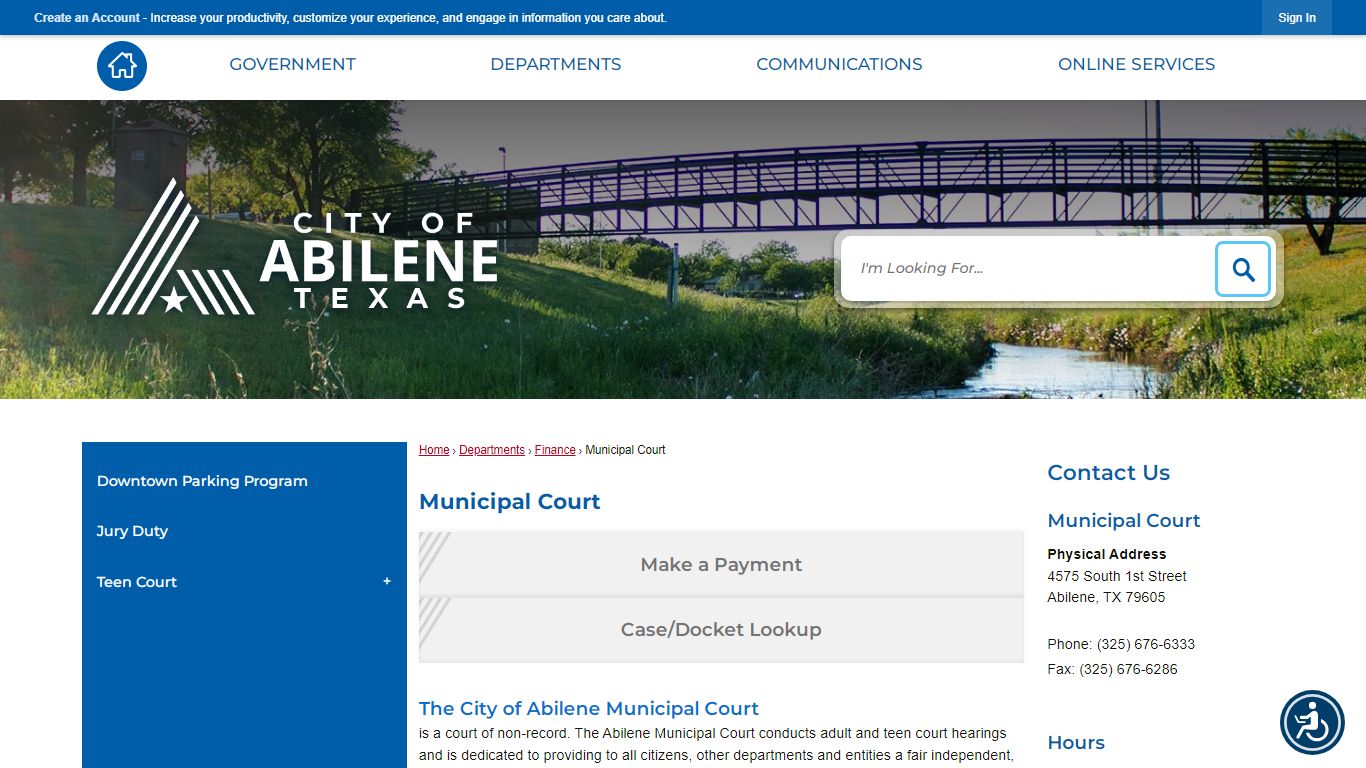 Municipal Court | Abilene, TX